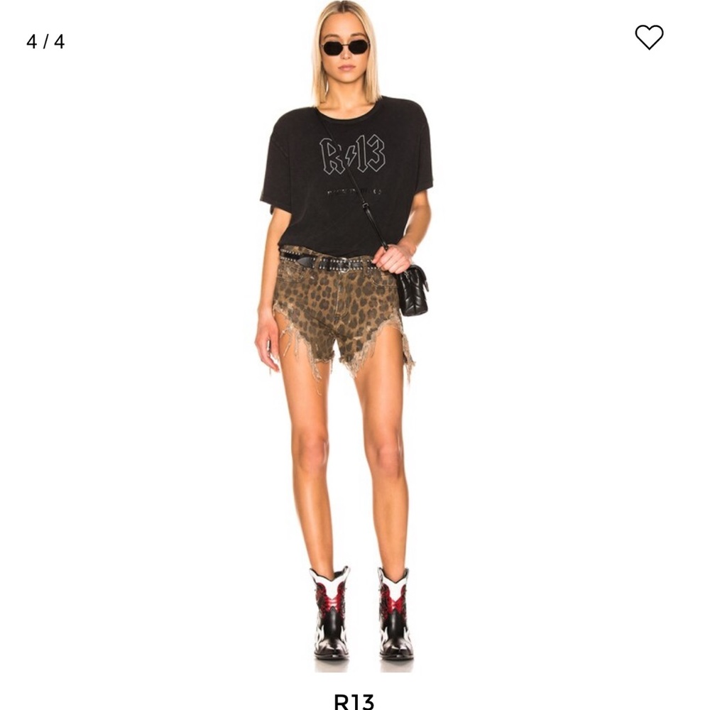 R13 Shredded Slouch Shorts (28)